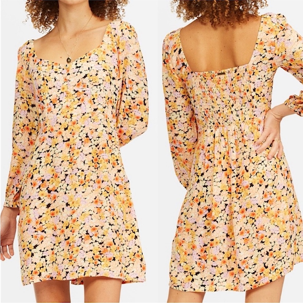 Billabong Floral Sweetheart Dress
